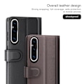Miniatyrbillede 5 af 5: Sony Xperia 1 V Etui Premium Spaltlæder Sort