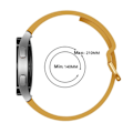 Pikkukuva 5 / 5: Silikoniranneke Galaxy Watch 4/5/5 Pro/6/7/FE -kelloille, keltainen
