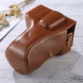 Full Body Camera PU Leather Case for Nikon D5300 / D5200 / D5100 Brun