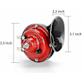 Miniatyrbilde 3 av 5: 2x 300db Air Snail Bilhorn 12v Lastebil Lorry Suv Rv Tog Lastebil Båt Høy Camper