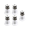 Miniatyrbillede 2 af 5: 5 stk. B22 til E27 lys fatning adapter forlænger, bajonet til skrue, adapterholder til pære