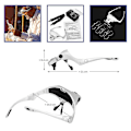 Miniatyrbild 2 av 5: Led-upplyst handsfree-huvudförstoringsglasögon, (1,0x-3,5x) 5 utbytbara linser förstoringsglas