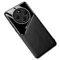Miniatyrbillede 1 af 5: Xiaomi Redmi 14C Cover med Indbygget Magnetplade Læder Sort