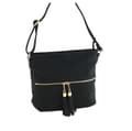 Skuldertaske, dame - max Black Black Svart
