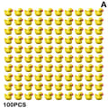 100/200 st Mini Gummi Ankor Miniatyr Harts Ankor Gul Tiny D 100pcs yellow 100pcs[co]