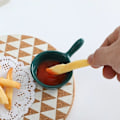 Miniatyrbillede 2 af 3: 5 stk. Sovsekop, Små Snackskopper, Mini Skålsæt, Porcelæn Appetitvækkerskåle Til Nødder, Dips, Sovser, Ketchup, Mayonnaise