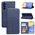 Miniatyrbillede 1 af 5: Samsung Galaxy A56 5G/A36 5G Flip Læder Cover Blå