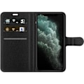 Miniatyrbillede 2 af 3: Apple iPhone 11 Pro Pung Etui Læder Sort