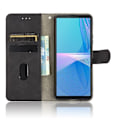 Pikkukuva 4 / 5: Sony Xperia 10 III - Skin Touch Nahkakotelo - Musta Musta