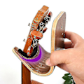 Miniatyrbilde 5 av 5: Skateboard veggmontering i tre - Skateboardholder - Stativ - Display