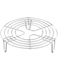 Miniatyrbilde 3 av 5: Rustfritt stål innlegg rist matlaging stativ damper innlegg kake rist rund dampende rack damper innlegg for matlaging gryter gryter
