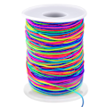 Miniatyrbilde 1 av 5: Elastisk snor til armbånd, 1 mm x 330 fot robust regnbue elastisk snor for smykkefremstilling, halskjeder, perling og håndverk