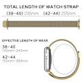 Pikkukuva 4 / 5: ColorPop Milanese Loop -metalliranneke Apple Watch 38/40/41 mm
