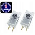 Saab LED Dörrlogoprojektorlampor HD Välkomstlampa Plug And Play 2-pack För Saab 9 3 9 5 12V