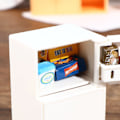 Miniatyrbild 4 av 5: 16 st/set 1:12 Dockskåp Frys Modell Vit Kylskåp Kök Vit One Size