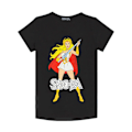 Miniatyrbilde 4 av 5: She-Ra Princess Of Power Dame/Dame MOTU Pyjamas Sett S Svart/ Black/Hvit S White
