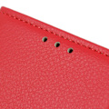 Pikkukuva 5 / 5: OnePlus 8T / 8T+ - Litsi-tekstuurikotelo - Punainen Red Röd