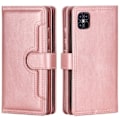 Miniatyrbillede 1 af 5: iPhone 13 Pro Max - Multifunktionelt Læderetui med Flere Kort - Rosaguld