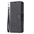 Miniatyrbillede 5 af 5: iPhone 12 Pro Max - Litchi Etui - Sort Black Svart
