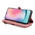 Miniatyrbild 3 av 5: Galaxy A25 5G Fodral Multifunktionell Flerkort Läder Rosa