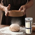 Miniatyrbild 4 av 5: Surdegsstarterburk, surdegsstarterkit, 710 ml återanvändbar surdegsburk kit för hembakning