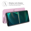 Miniatyrbillede 4 af 5: Sony Xperia 5 III Etui Litchi Læder Lys Pink
