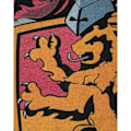 Miniatyrbilde 3 av 4: Harry Potter Dame/Kvinner Gryffindor T-Skjorte L Grå Grey L