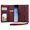 Pikkukuva 1 / 5: Spigen Galaxy S23 Plus Lompakkokotelo 'S' Plus Burgundy