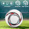 Miniatyrbilde 1 av 5: （hvit）Mini Sports Balls - Oppblåsbare baller for barn og småbarn, Fotball, for lekeplass, innendørs og utendørs bruk