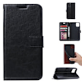 Miniatyrbillede 1 af 5: iPhone 12 Pro Max - Crazy Horse Etui - Sort Sort Sort
