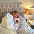 Miniatyrbilde 5 av 5: Glitterklokke for jenter med Frozen-motiv, kvartsklokke med LED-lys #1