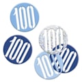 Pikkukuva 1 / 2: Unik festiglitter 100-vuotisjuhlakonfetti One Size Sininen/Hopea Sininen/Hopea One Size
