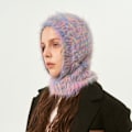 Miniatyrbillede 1 af 4: Faux Sable Strikket Hue - Blå, Design Nichesektion Pullover Uldhat, Vinterkold Hue