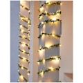 Miniatyrbillede 3 af 3: Solcellelamper i rattan til udendørs brug, realistiske plantelamper, LED-dekorationslampe til bryllup, jul, gårdhave (10 m 100 LED)