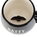 Miniatyrbild 2 av 3: Something Different Bat All Year Round! Peekaboo Rounded Top Black/White One Size