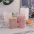Miniatyrbillede 3 af 5: Silikoneform til lys, 3D cylindriske lysforme, geometrisk E-form, lysfremstilling støbeforme, DIY duftlysform, silikoneforme til dig selv