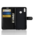 Miniatyrbillede 3 af 4: Huawei Honor 8X - Litchi Pung Etui - Sort Black Sort