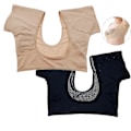 Miniatyrbilde 1 av 5: 2 stk. Underarm Sweat Vest, Pustende Underarm Sweat Guard, Vaskbare Armpit Sweat Shields, Kortsærmet Sweatproof