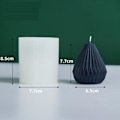 Miniatyrbillede 1 af 5: Lysforme Lys Stearinlys DIY Støbeforme i Silikoneform Origami