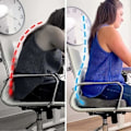 Miniatyrbilde 3 av 5: Bekvem Sittepute i Memory Foam - Ortopedisk Støtte for Smertelindring & Bedre Holdning, Perfekt for Hjemmet, Kontoret og Bilen