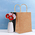 Miniatyrbilde 2 av 3: 25 Kraftposer, Papirposer, Gaveposer, 18 * 10 * 25 Cm Kraftposer, Gavepose, Svart