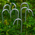 Miniatyrbillede 2 af 5: 8 X Galvaniserede Ståltelte/forankringsstænger/teltpløkker i kraftig kvalitet - Velegnet til telte, pavilloner, trampoliner og hoppeborge