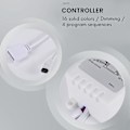 Miniatyrbillede 4 af 5: Led Rgb Controller Control Ir Fb 24 Nøgler Hvid 12v