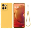 Miniatyrbillede 1 af 7: Motorola Moto G86 5G Solid Color Case - Drop-Protective Full Coverage Silicone Case Gul