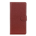 Miniatyrbillede 2 af 5: iPhone 12 Pro Max - Litchi Læder Etui - Brun Brown Brun