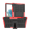 Pikkukuva 1 / 5: Samsung Galaxy Tab A8 10.5 (2021) Kuori Rugged Kickstand Armor Punainen