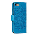 Pikkukuva 4 / 5: iPhone 7/8/SE (2020/2022) - Mandala Lompakkokotelo - Sininen Blue Sininen