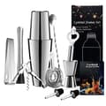 10-delars cocktailset, barset, shaker 700 ml - Rostfritt stål silver [CO]