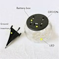 Miniatyrbilde 3 av 5: Solcellelamper for hage, vanntett dekorativ belysning, LED solcellebelysning KLB