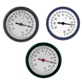 Miniatyrbilde 2 av 5: Mini termometer innendørs liten termometer analog temperaturmonitor for hjemmet